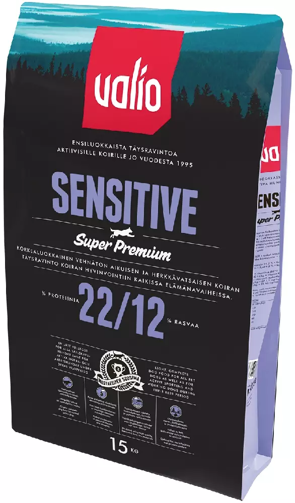 VALIO PREMIUM SENSITIVE 22/12 15 KG - Koiran ruuat ja tarvikkeet - 6438347004889 - 1